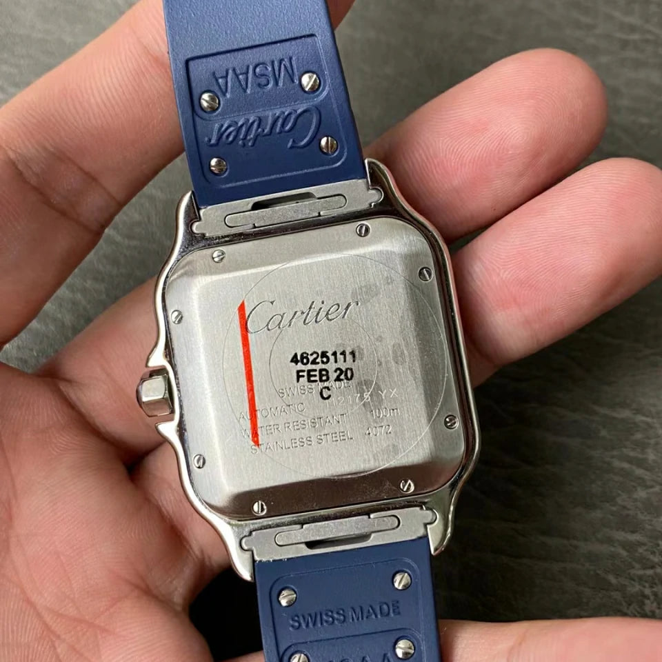 White Blue - Blue Rubber/White 904L Steel - Automatic - 47*40mm