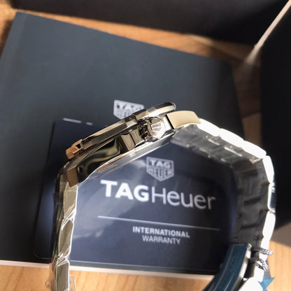 Blue - Silver 904L steel - Quartz - 41mm