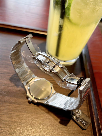 Lady - Brown - Rhinestones Bezel 316L Steel - Quartz - 35mm