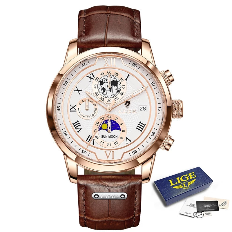 Men's Round Automatic Watch - 40mm