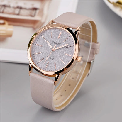 LADY - White Yellow - White Rubber - Quartz - 34mm