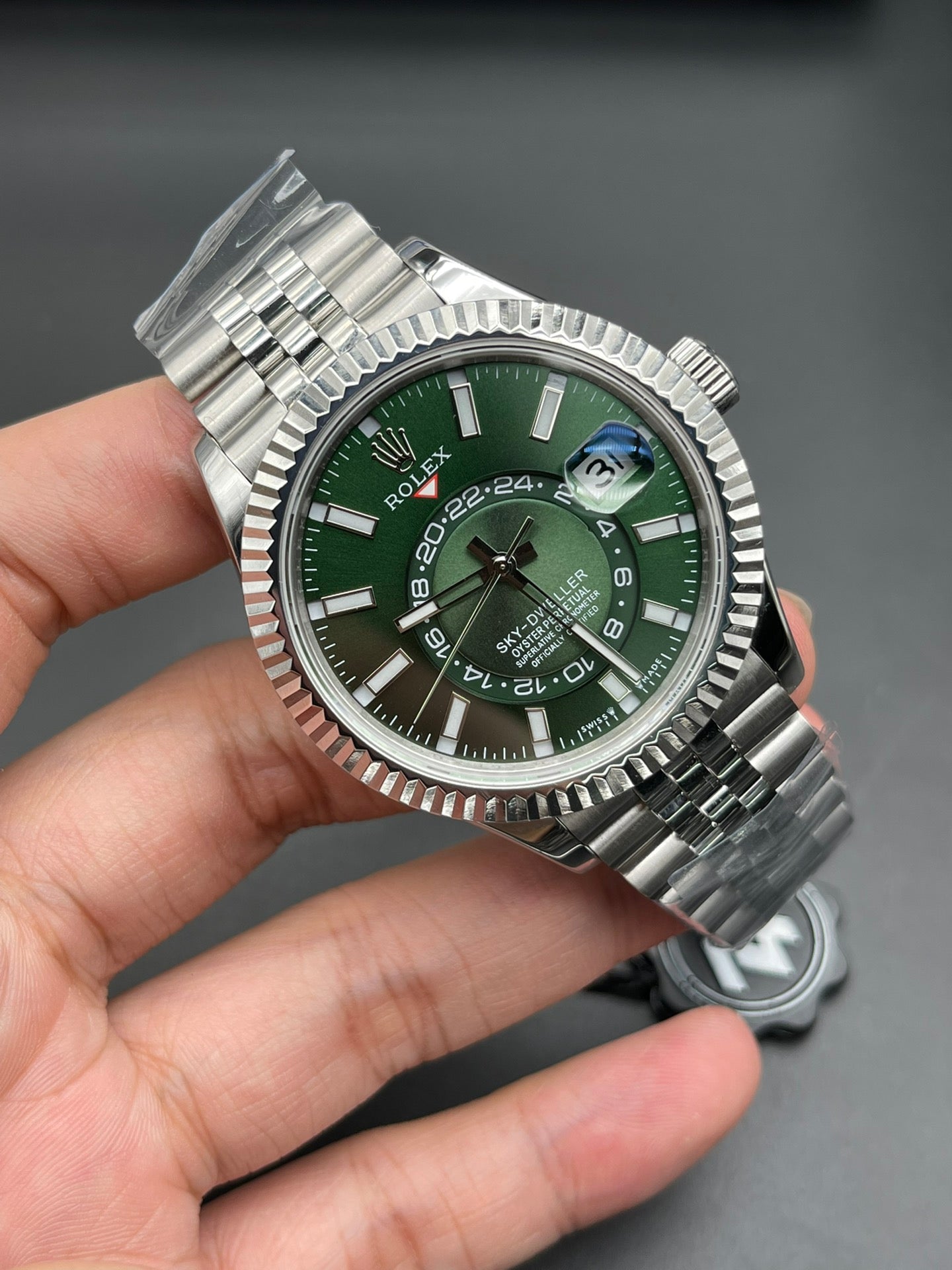 C-Factory -Green Silver - 904L Steel - Automatic - 42mm