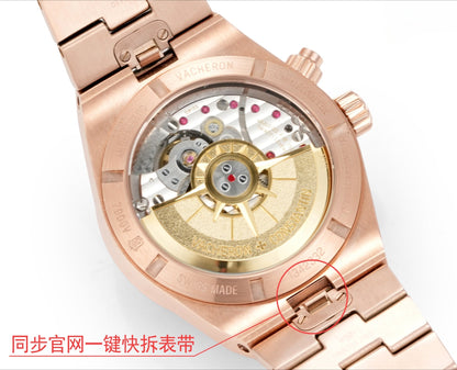 White Silver -Rosegold 904L Steel - Automatic - 41mm