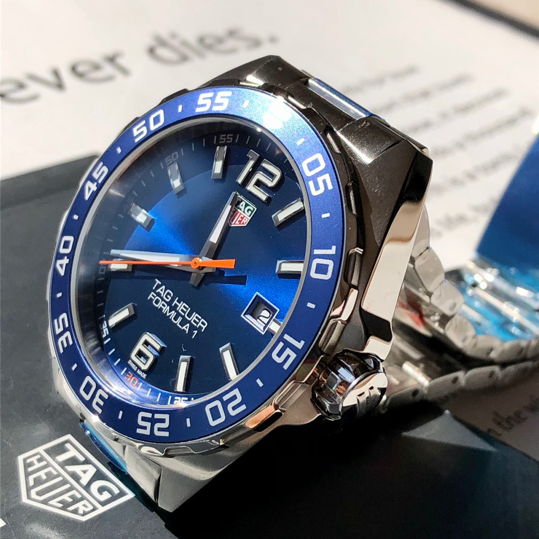 Blue - Blue 904L steel - Quartz - 41mm