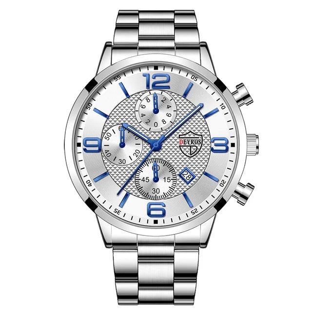 White Steel - Silver 904L Steel - Automatic - 43mm
