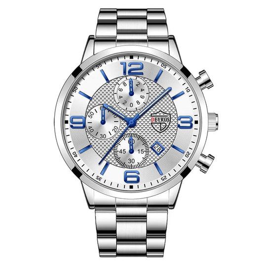 White Steel - Silver 904L Steel - Automatic - 43mm