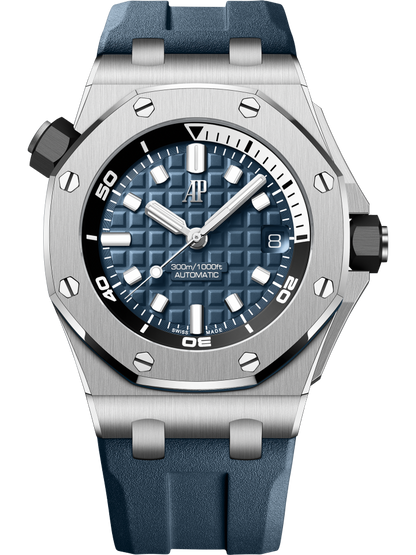 Blue Dial - Blue Rubber - 904L Steel - Automatic - 42mm