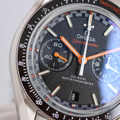 Chronograph -Frosted Face - Black Ceramic- 316L Steel- Automatic - 44mm