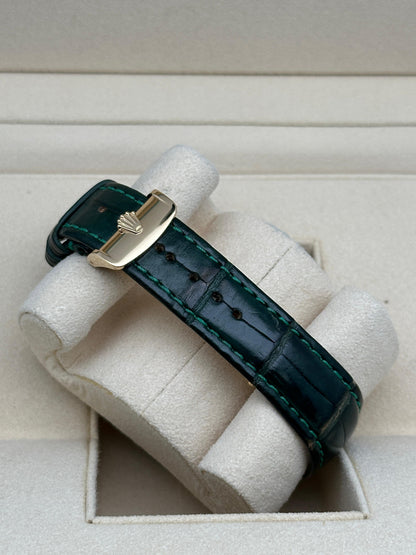 Green Yellow gold - Green Leather- Automatic - 40mm