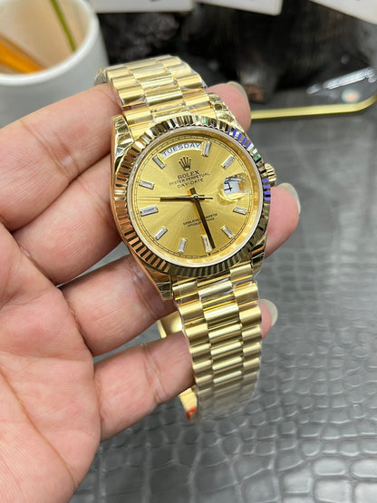 D-date- M228238- Yellow gold - 904L Steel - Automatic - 40mm
