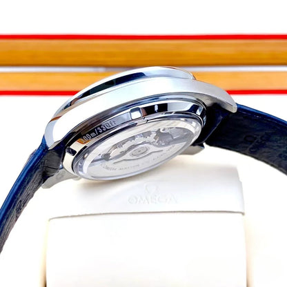 Chronograph - Blue Ceramic- Blue Leather- Automatic - 44mm