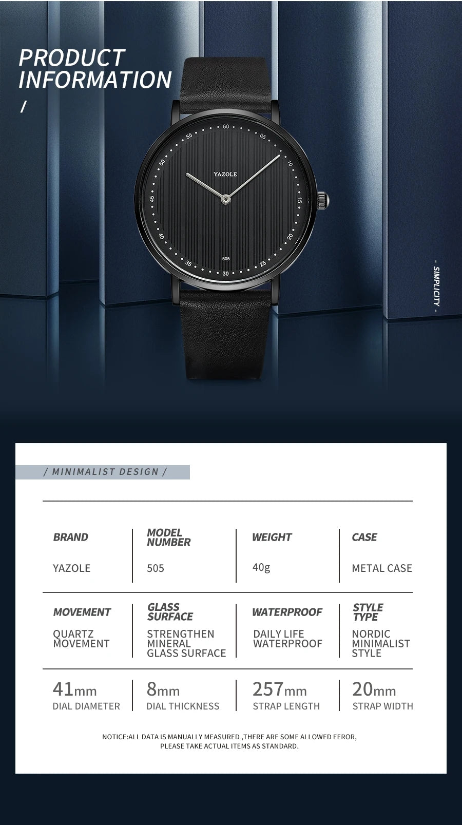 Black - Black Leather - Automatic - 42mm