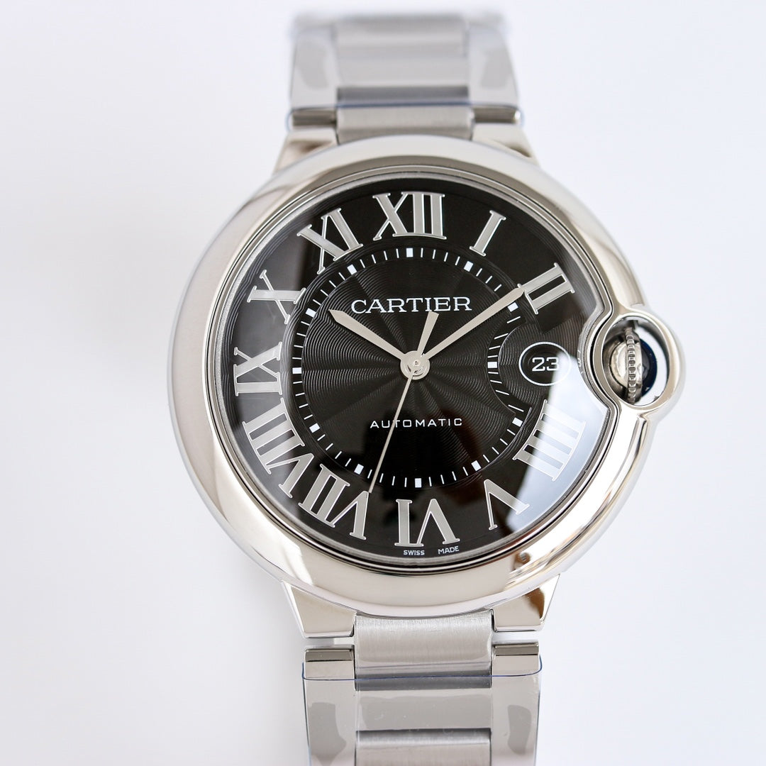 Grey -White Silver - 904L Steel- Automatic - 36/42mm
