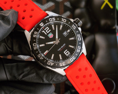 Black -Red Rubber - Automatic - 41mm