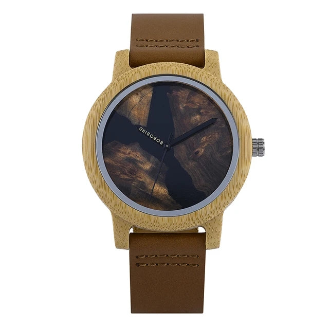 Black Brown - Brown Rubber - quartz - 42mm