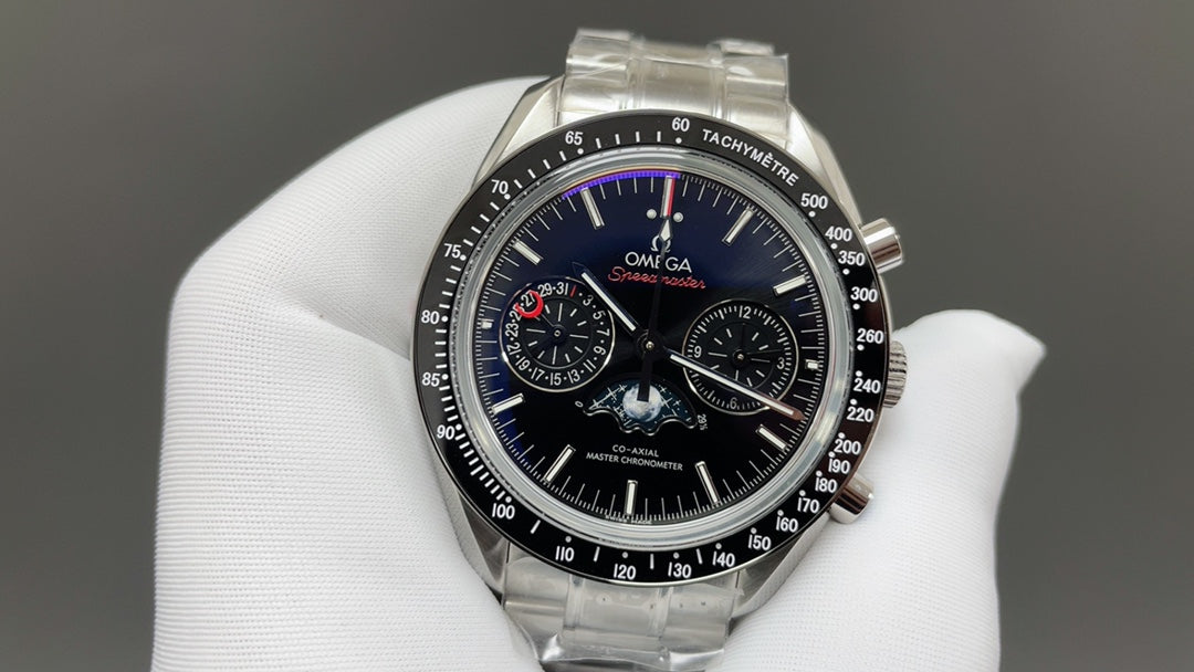 Chronograph - Silver Ceramic- 904L Steel- Automatic - 44mm