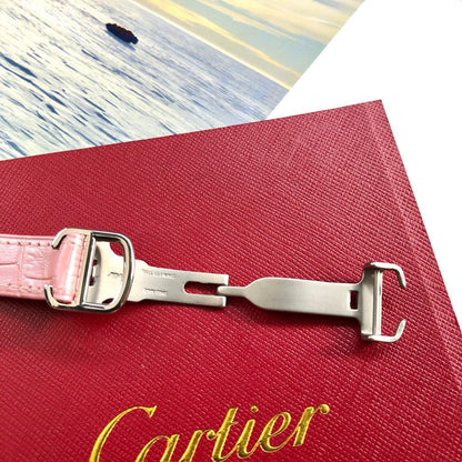 LADY -Pink Silver- Pink Leather - Quartz - 33mm