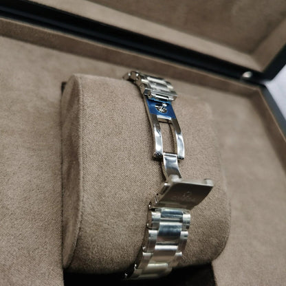 LADY-Blue 904L Steel- Blue 904L Steel- Quartz/Automatic - 34mm