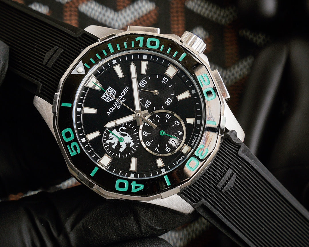 Chronograph - Black Rubber - Quartz - 41mm