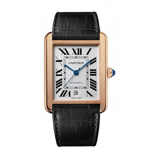 Rose gold bezel- Unisex -Black/Brown Leather - Automatic -41*31mm