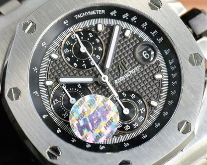 Chronograph-Grey Ceramic- Black Rubber - Automatic - 44mm