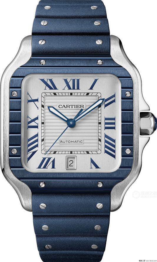 White Blue - Blue Rubber/White 904L Steel - Automatic - 47*40mm