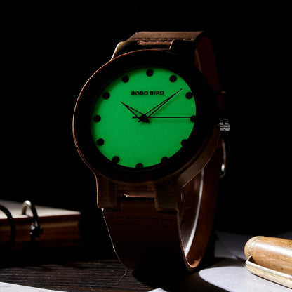 Brown Black - Brown Leather - Quartz - 42mm