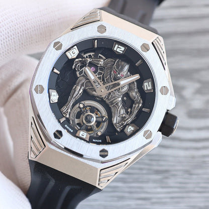 Tourbillon Black - Black Rubber - Automatic - 42mm