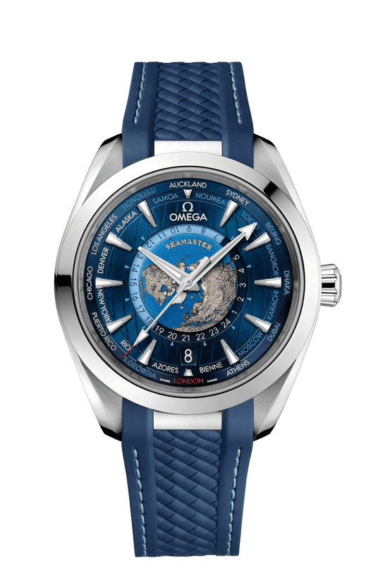 Blue Steel - Blue Rubber Strap - Automatic - 43mm