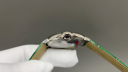 Green Silver- Green Leather - Automatic - 42mm