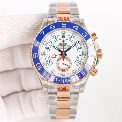 Chronograph - Yellow White 904L Steel - Automatic - 44mm