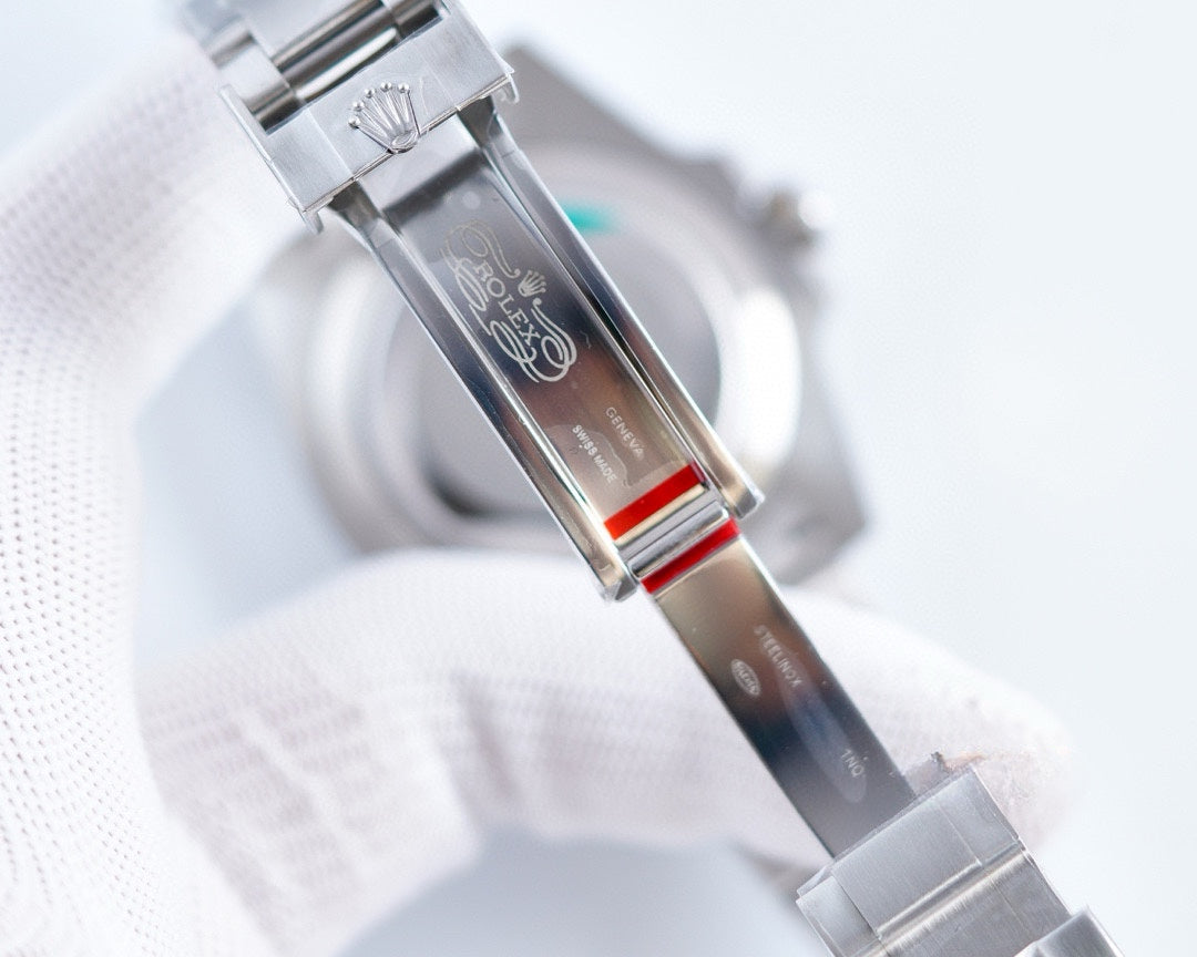 Luxury-Blue Black-White 904L Steel - Automatic -41mm