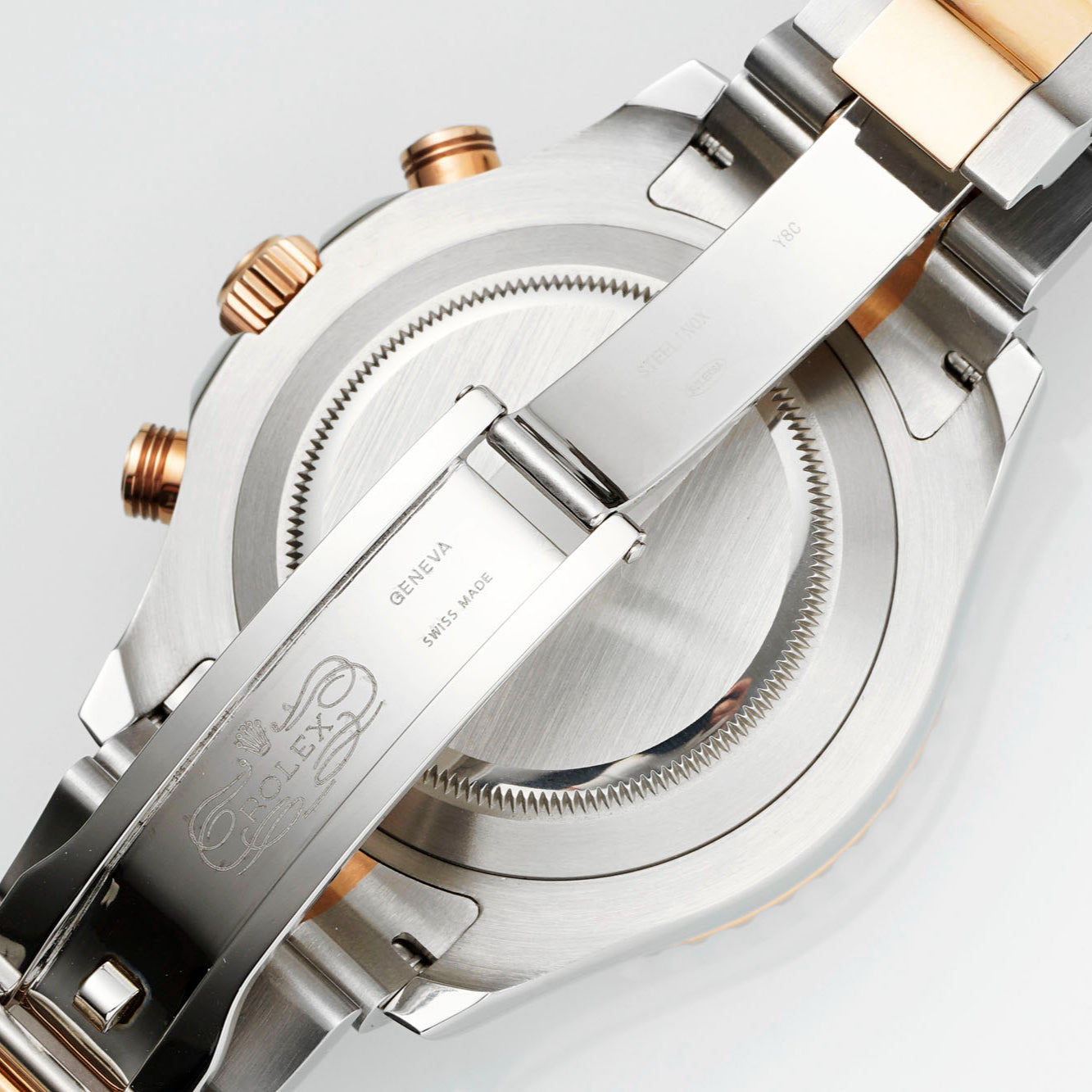 Chronograph - Yellow White 904L Steel - Automatic - 44mm