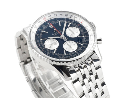 Chronograph - White Ceramic - Black- N-Timer - 904L Steel - Automatic - 43mm