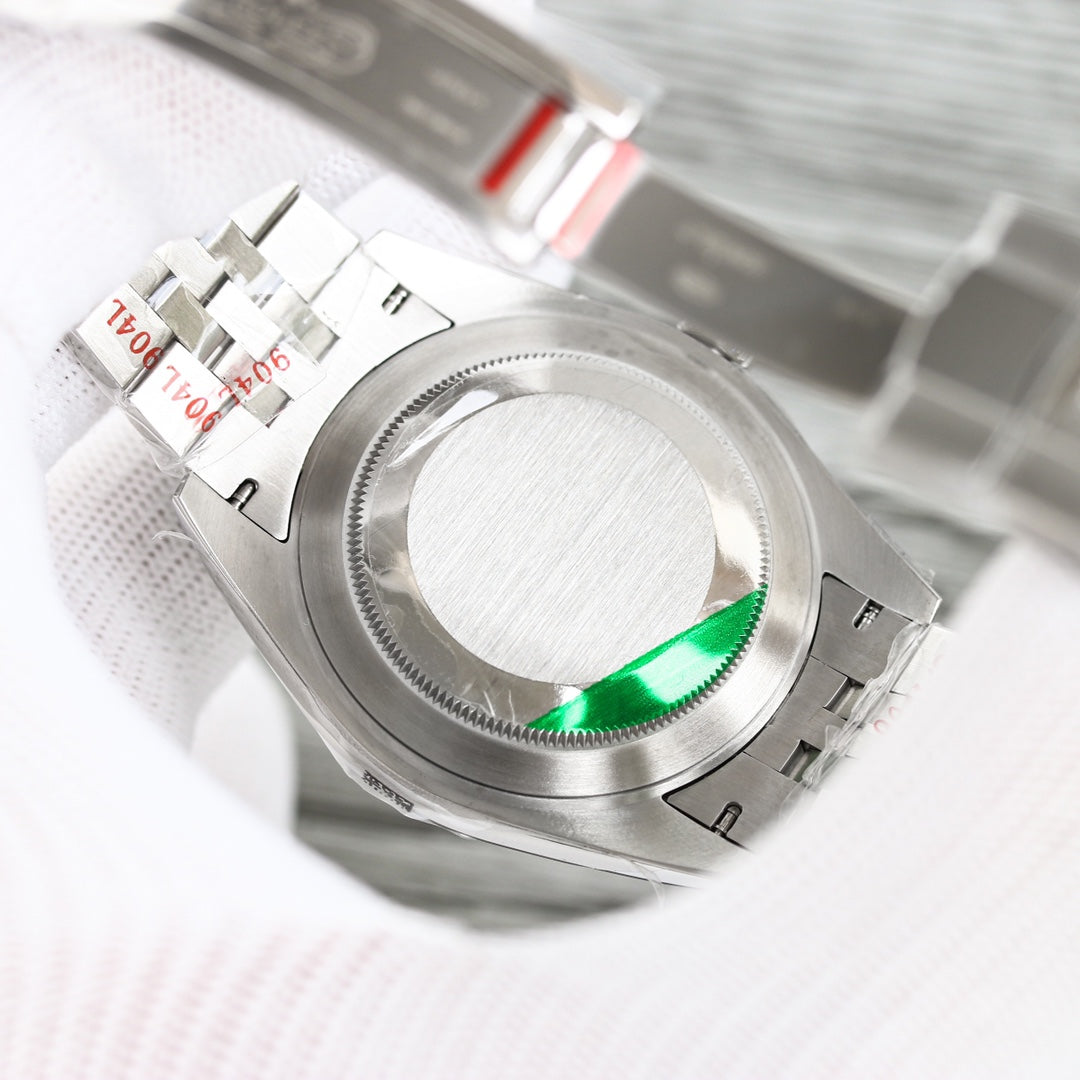 C-Factory - Grey -Smooth bezel- Silver 904L Steel- Automatic - 41mm