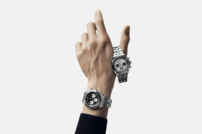 Chronograph-Silver - White 904L Silver - Automatic - 41mm