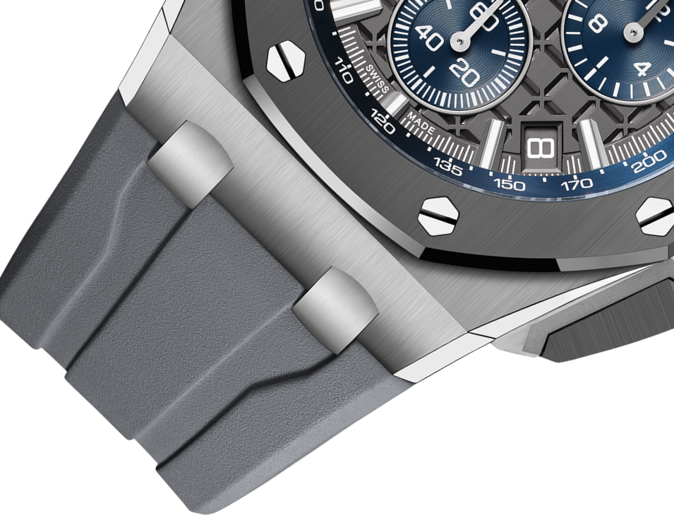 Chronograph -Grey Rubber - Quartz - 43mm