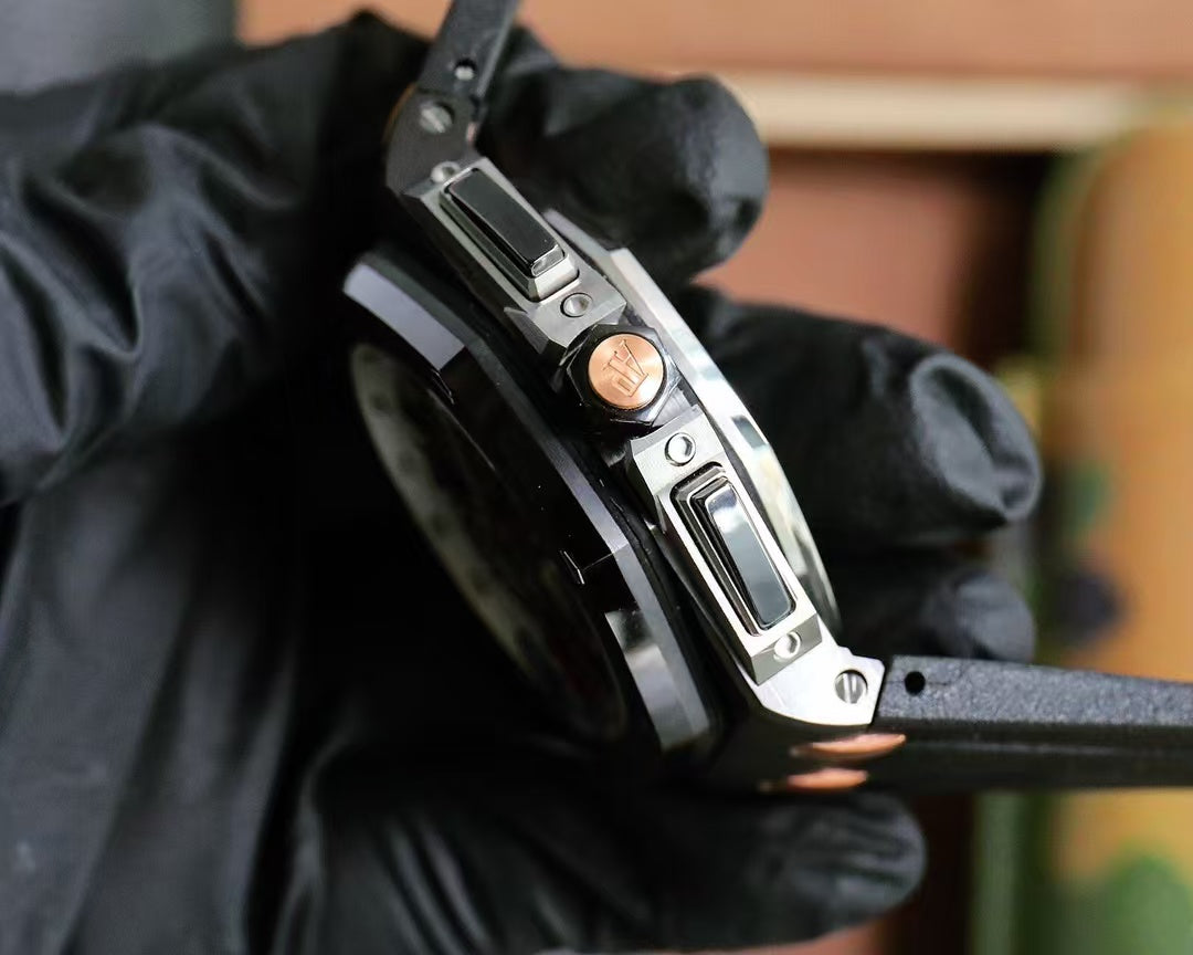 Chronograph-Grey Ceramic- Black Rubber - Automatic - 44mm