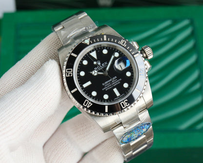 C-Factory -Black -Silver 904L Steel - Automatic - 41mm