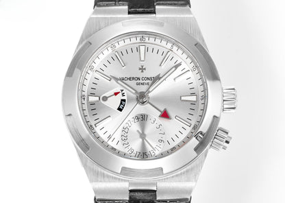 White Silver - 7900V- Black Leather - Automatic - 41mm