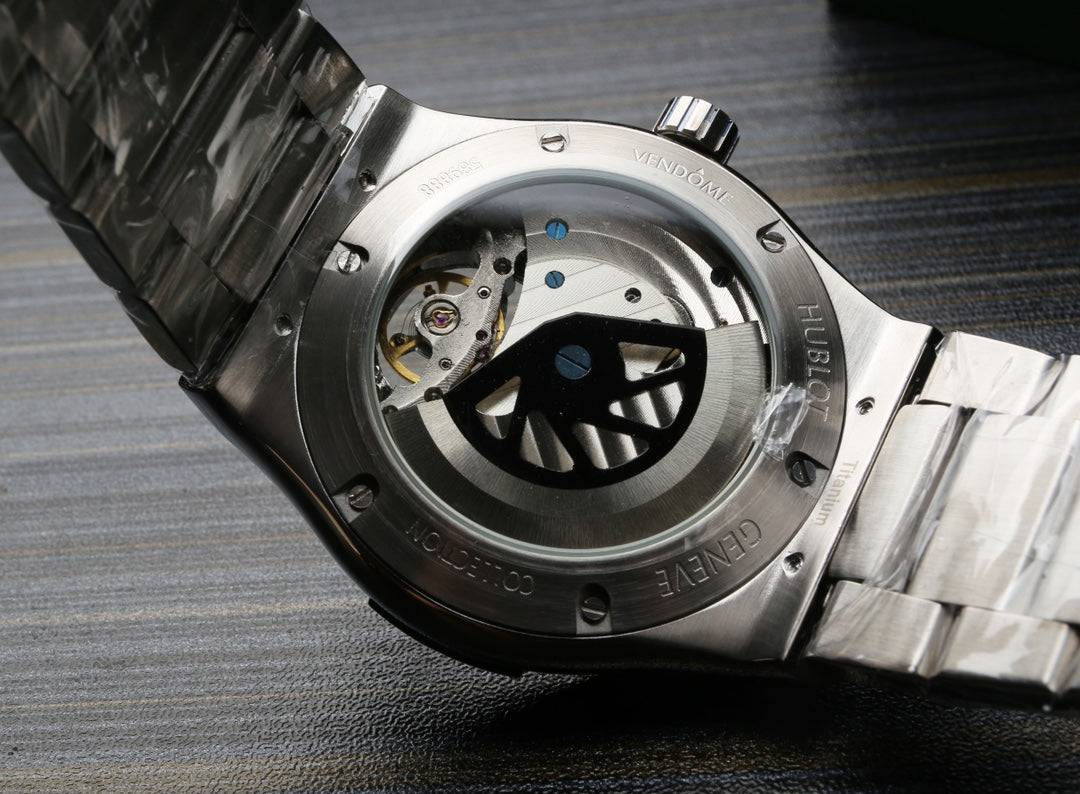 Torbillon - White Silver -904L Steel - Automatic - 45mm