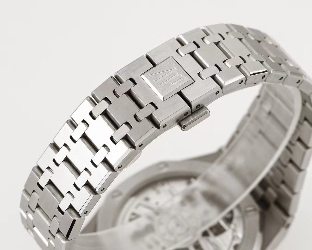 TOP! Blue Torbillon - White Steel - Automatic - 41mm