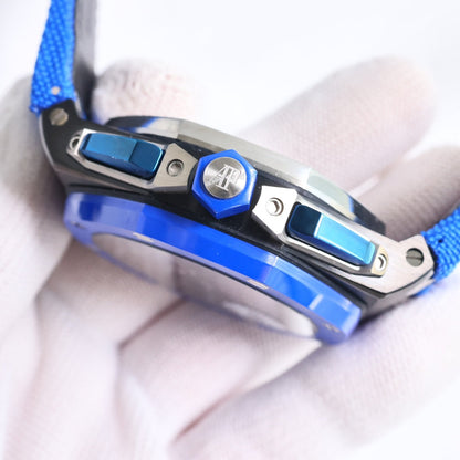 Chronograph -Blue Ceramic- Blue Rubber- Automatic - 44mm