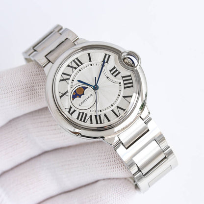 White Silver- Silver 904L Steel - Automatic - 42mm/36mm