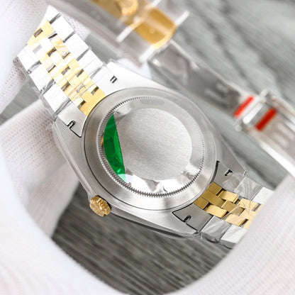 C-Factory - Black -Smooth bezel- Yellow Silver 904L Steel- Automatic - 41mm