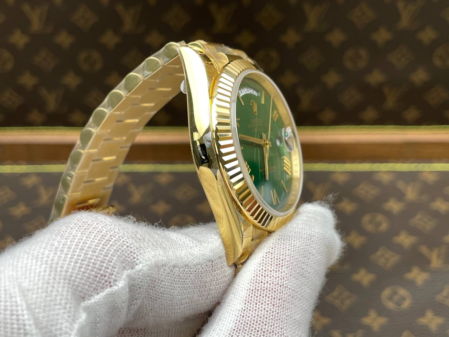 Green Yellow - Yellow Gold 904L Steel - Automatic - 40mm