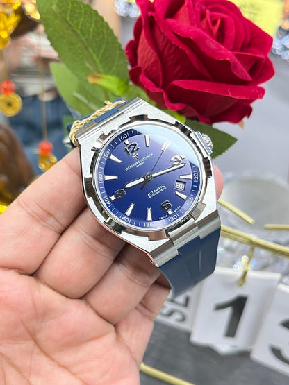 Blue Silver - Blue Rubber - Automatic - 41mm