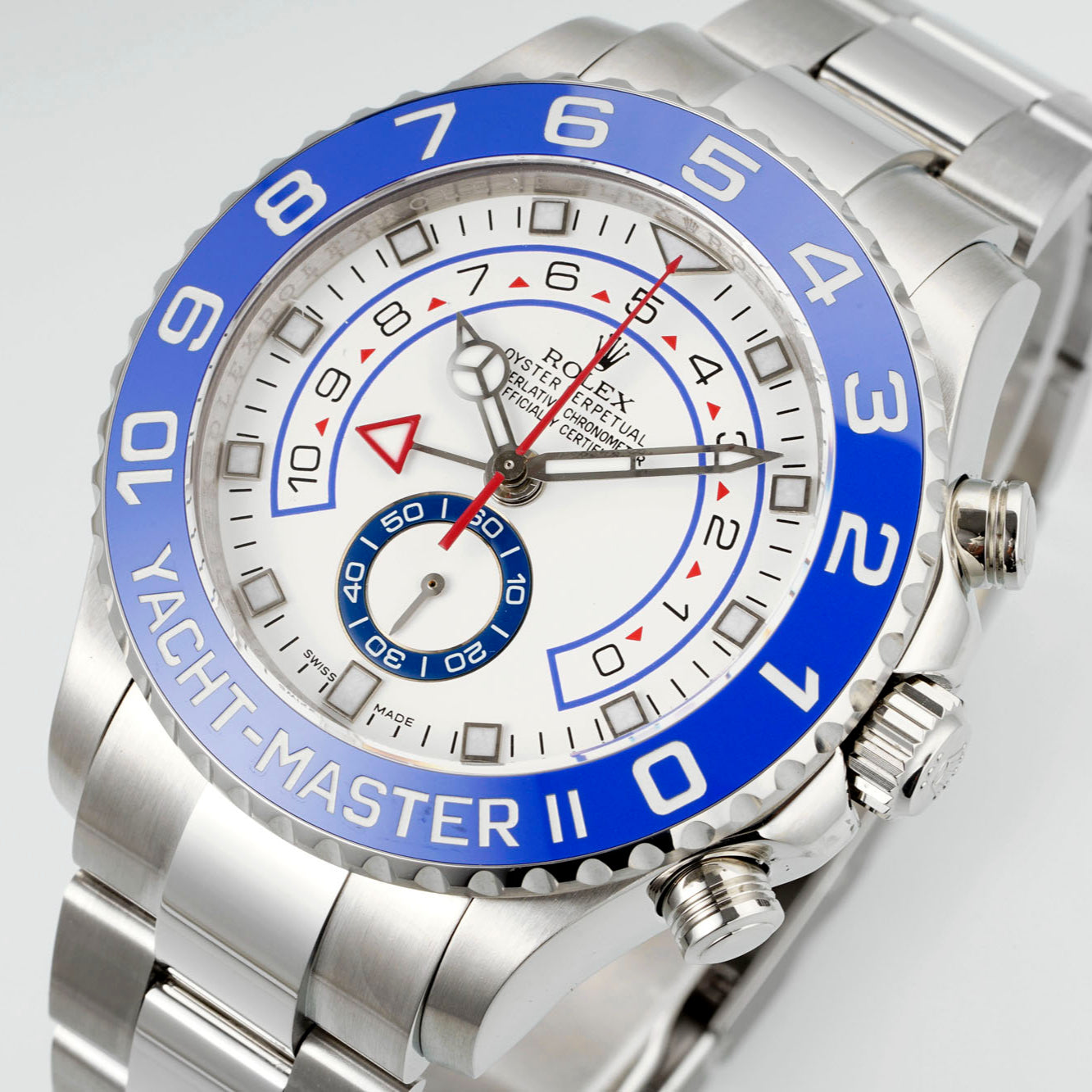 Chronograph - Blue -White 904L Steel - Automatic - 44mm