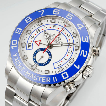 Chronograph - Blue -White 904L Steel - Automatic - 44mm