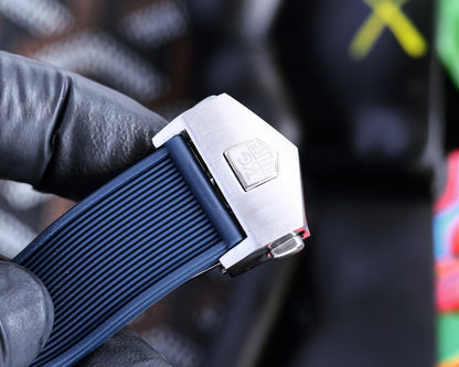 Blue - Blue Rubber - Automatic - 41mm